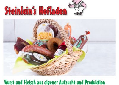 Metzgerei Steinlein Fränkische Schweiz Unsere Geschenkkörbe als Mitbringsel für die nächste Feier